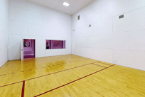 We Have a Raquetball Court!